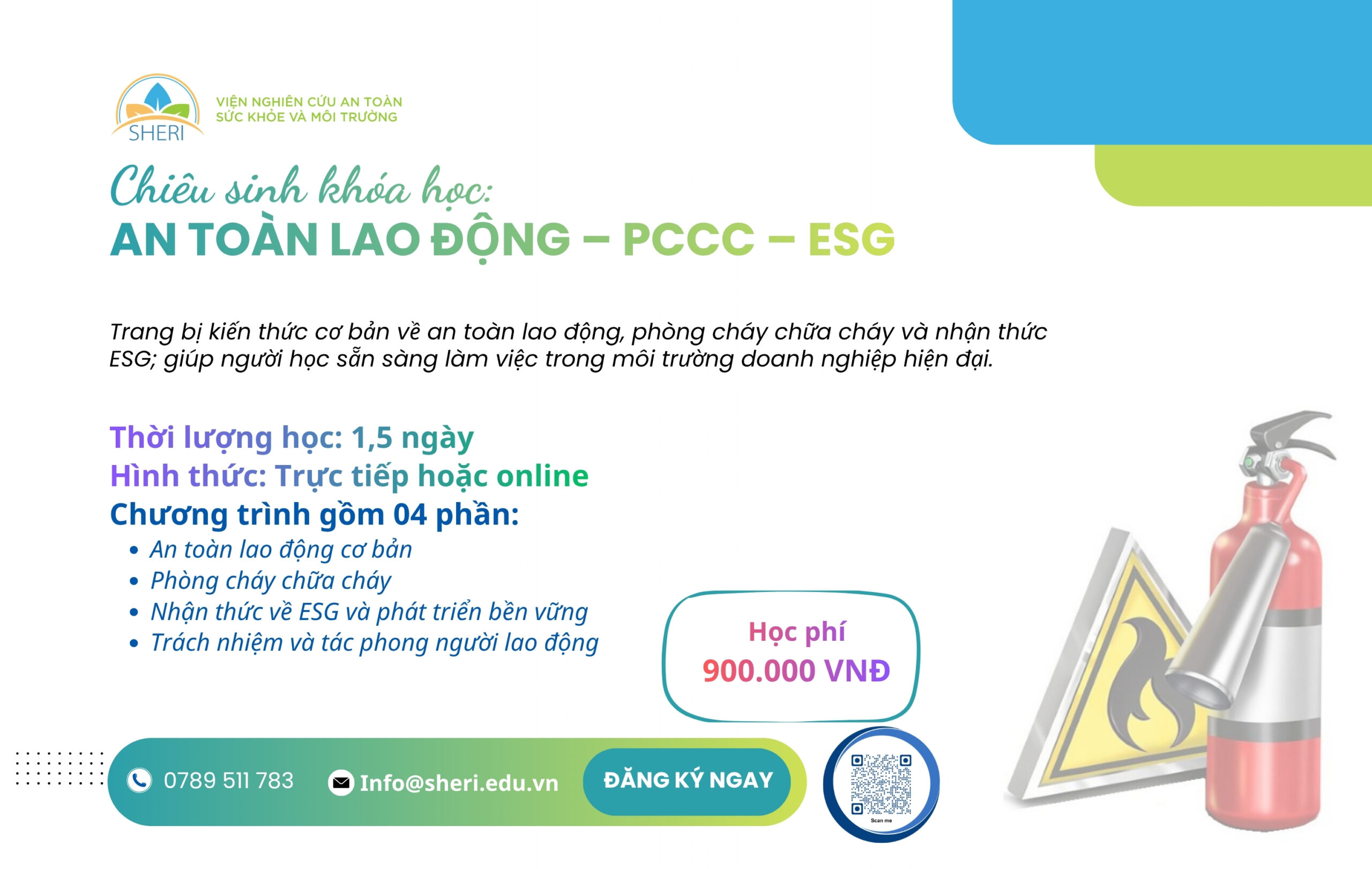 An toàn lao động, PCCC và phát triển bền vững (ESG)