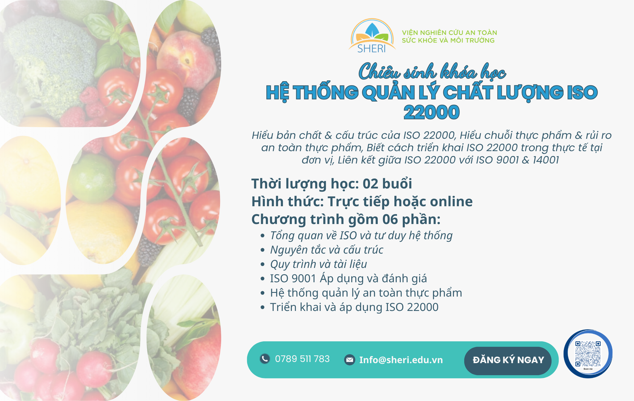 Hệ thống quản lý an toàn thực phẩm ISO 22000