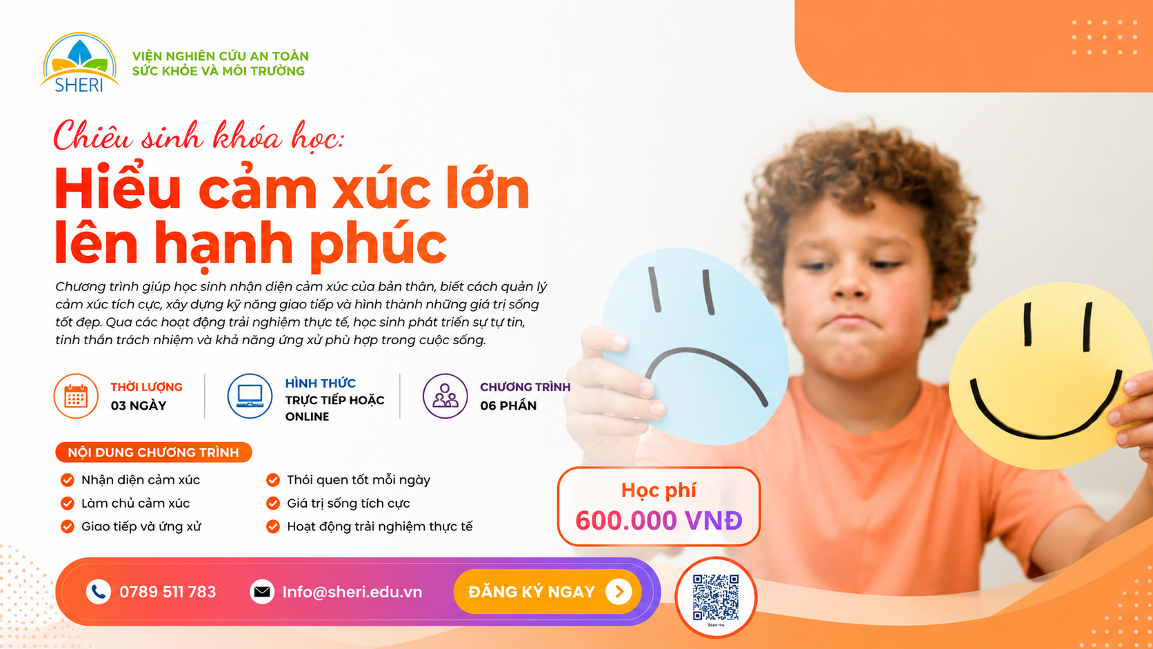 Hiểu cảm xúc lớn lên hạnh phúc